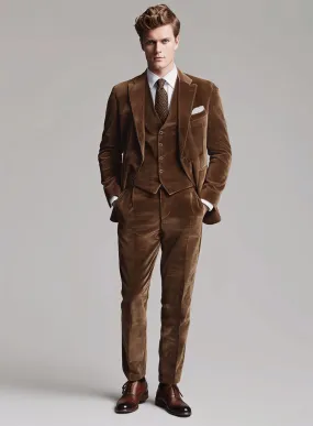 3 Piece Corduroy Suits