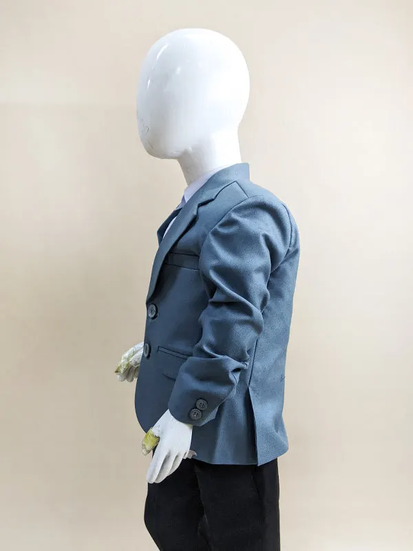 3Yrs - 7Yrs Light Grey Casual Coat Blazer For Boys / School Uniform Blazer CB01
