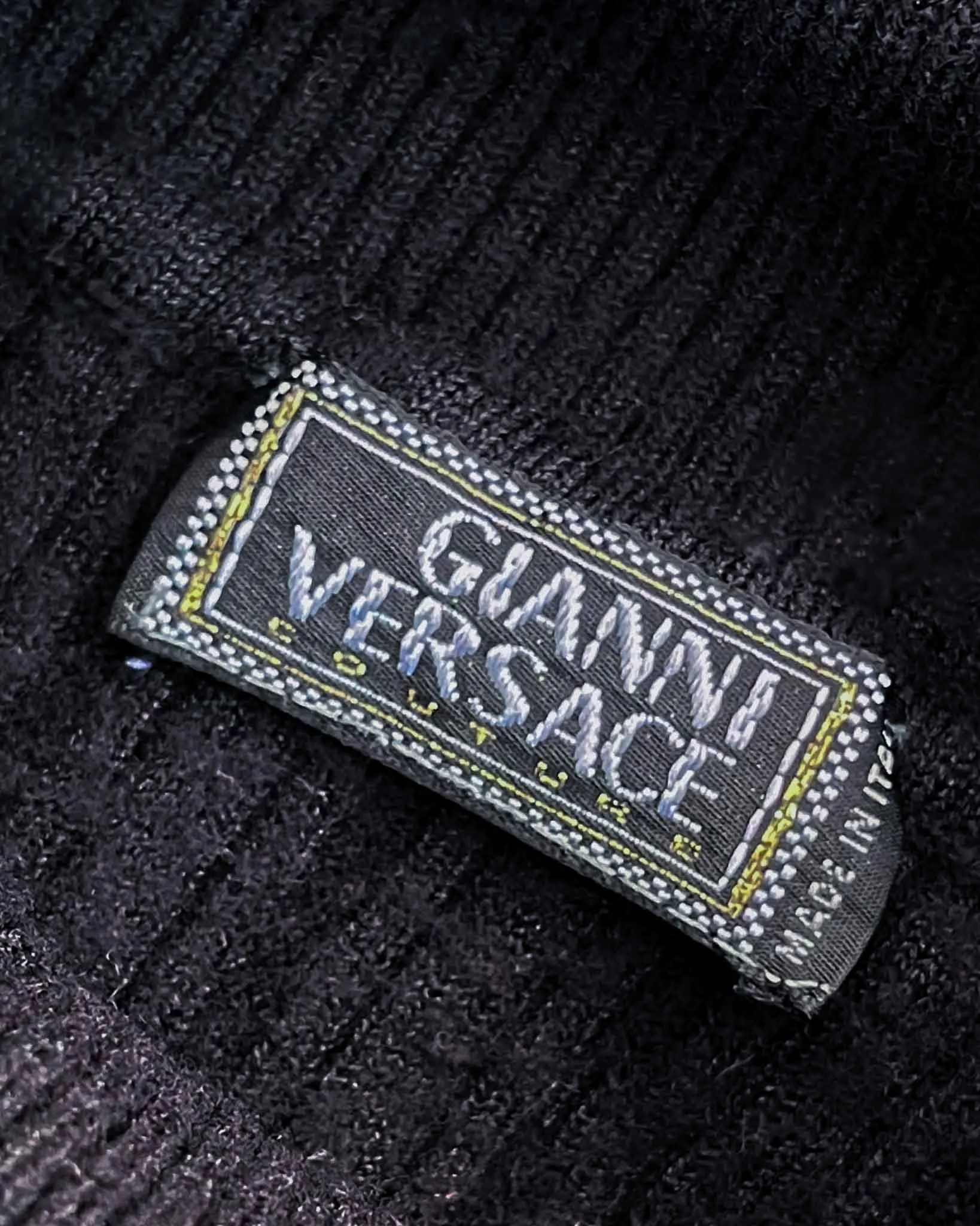 90s Versace Turtleneck Sweater | XS-S
