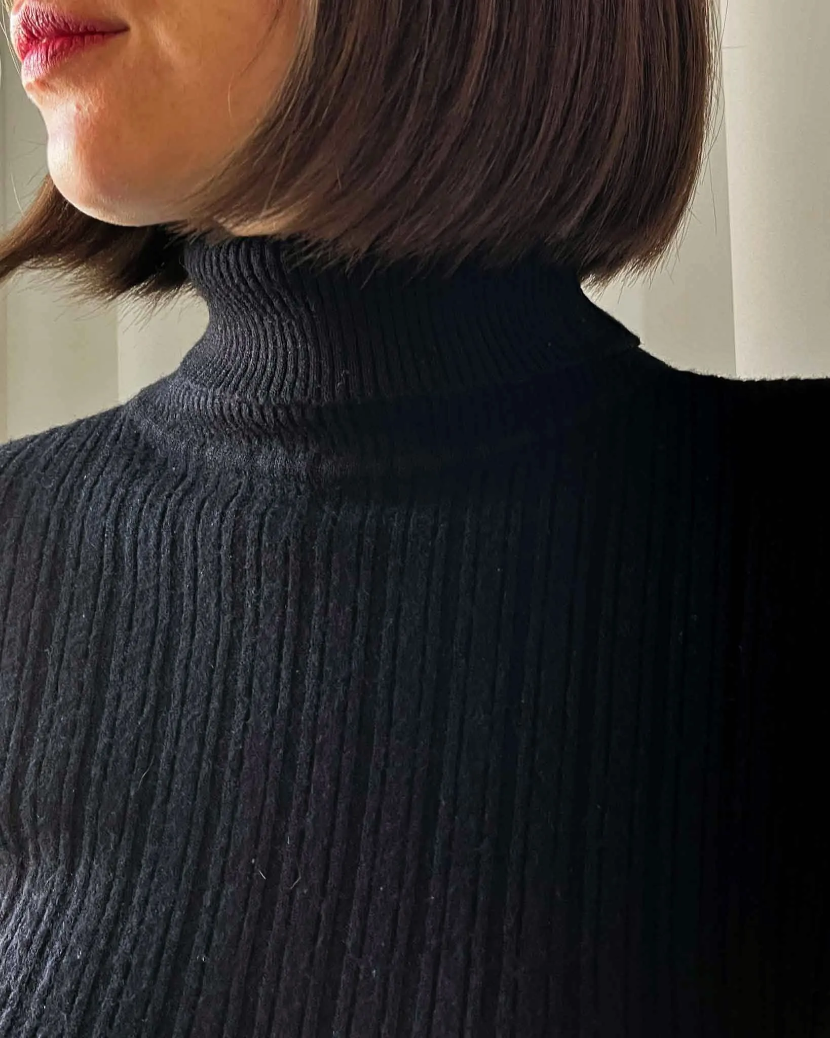 90s Versace Turtleneck Sweater | XS-S