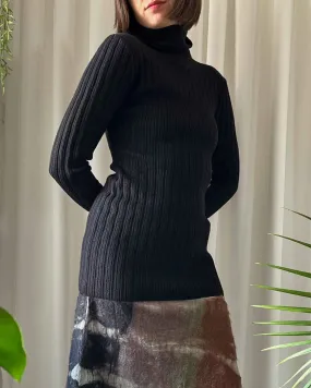 90s Versace Turtleneck Sweater | XS-S