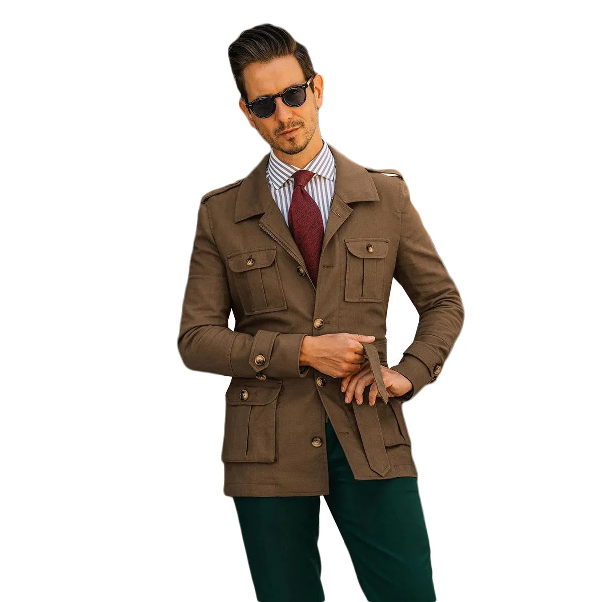 Aidase Autumn Men's Blazer Solid Color Tuxedos Slim Fit Single Breasted  Jacket For Wedding Groom Only Coat Custom Made Terno Masculino