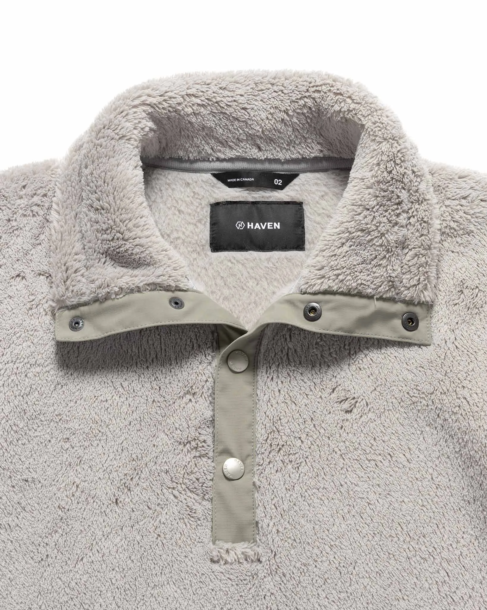 Alpine Pullover - Polartec® High Loft™ Fleece Stone