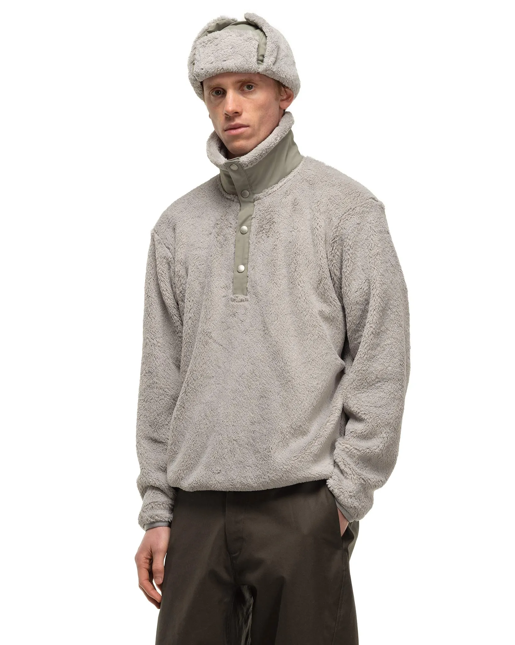 Alpine Pullover - Polartec® High Loft™ Fleece Stone