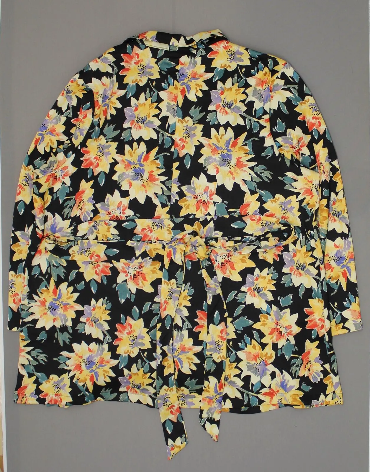 Ava & Viv Women's Plus Size Open Front Blazer Style Kimono with Tie Belt