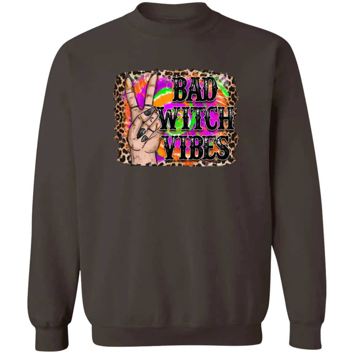 Bad Witches Ladies Crewneck Pullover Sweatshirt