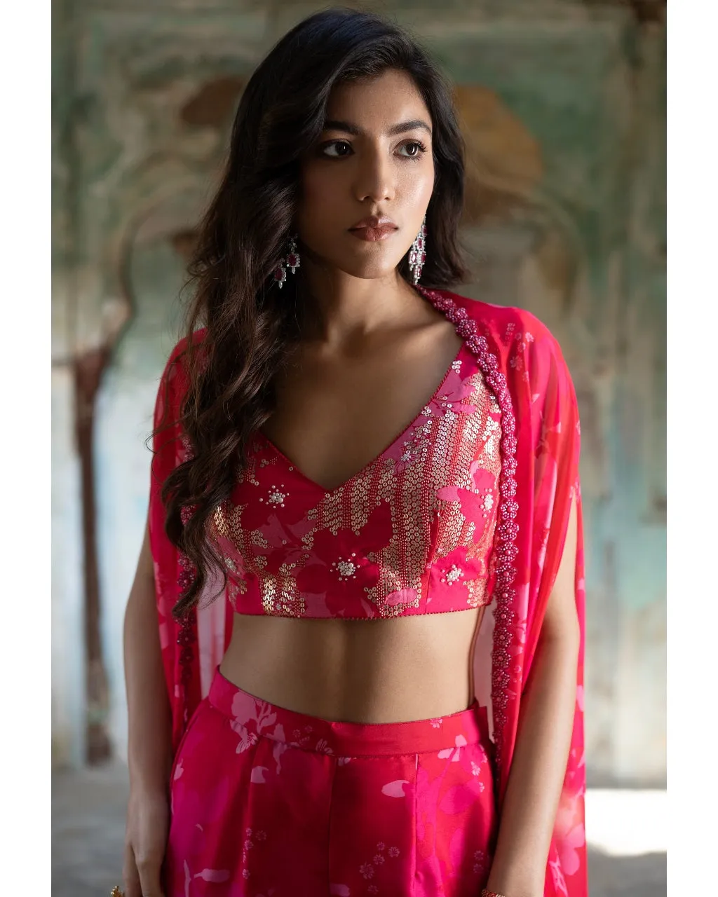 Bagh Peony Cape Set