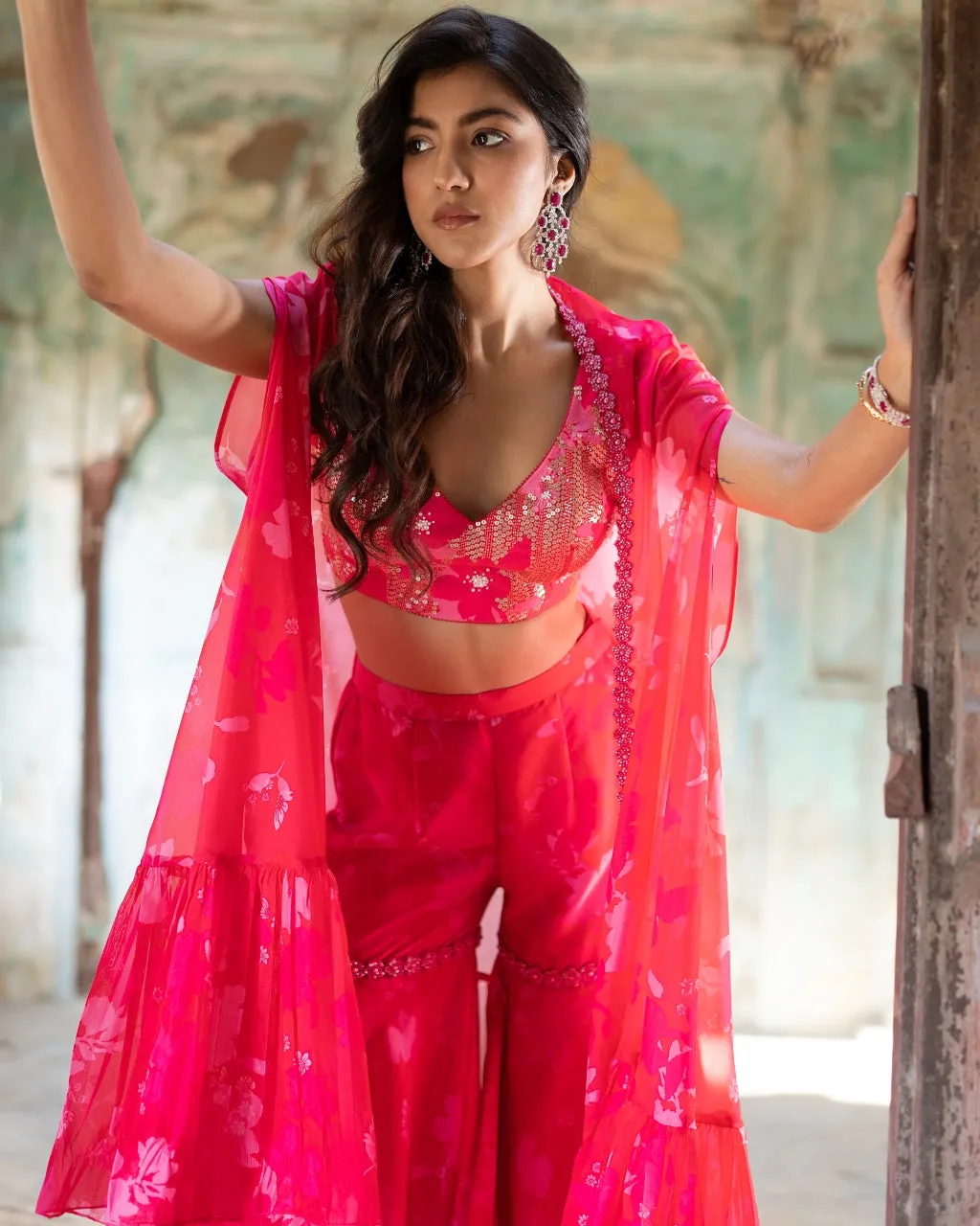 Bagh Peony Cape Set