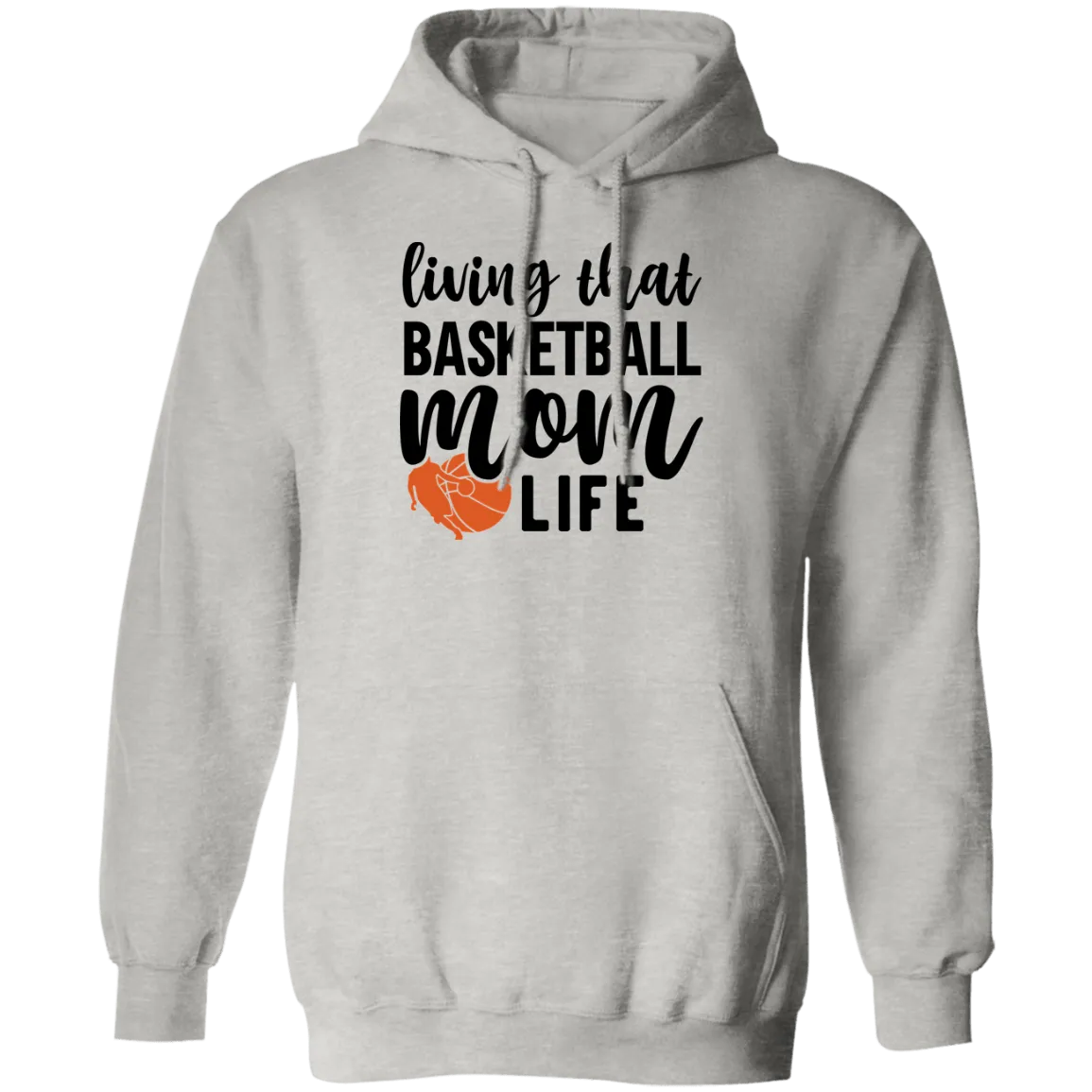 Basketball Mom Life Pullover Hoodie