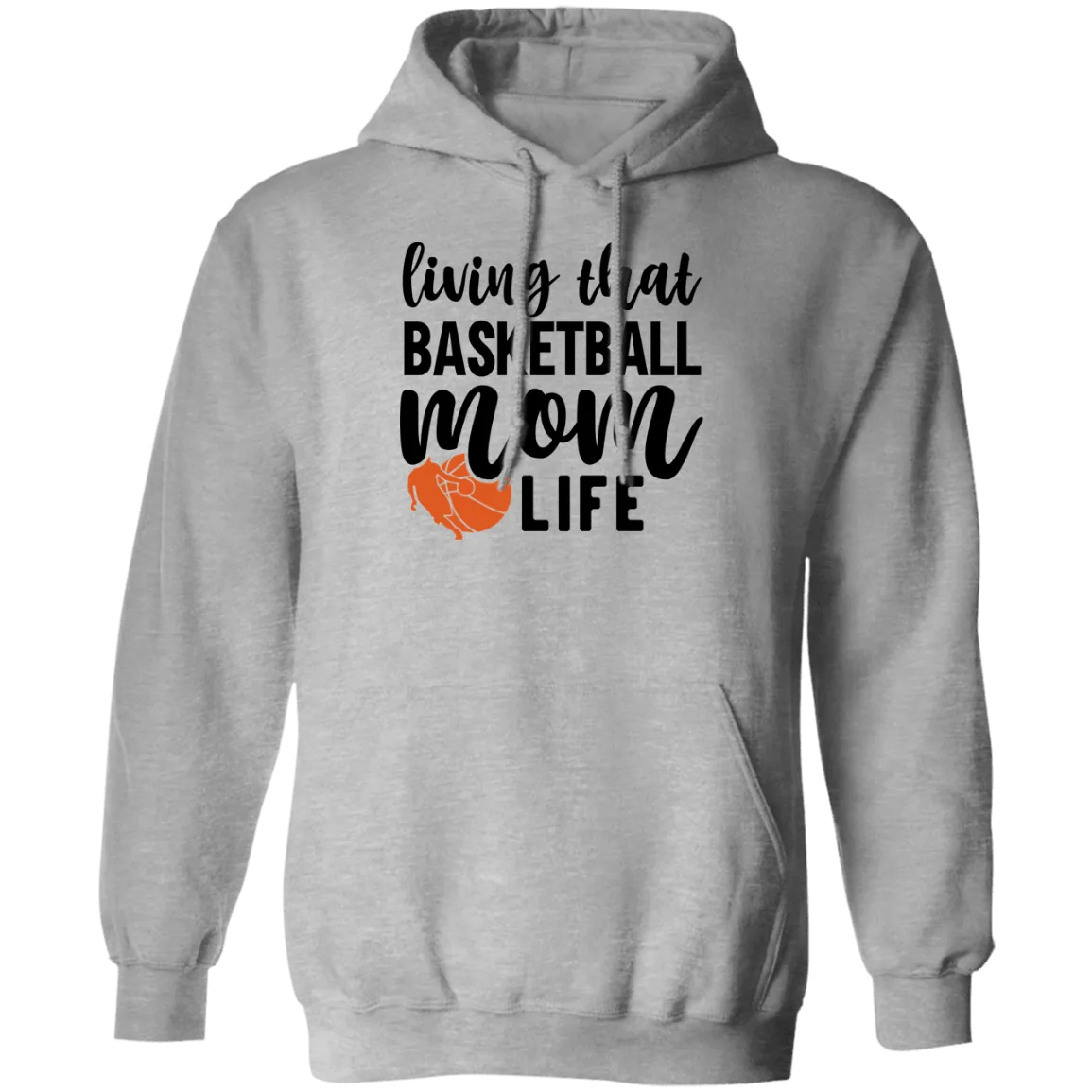 Basketball Mom Life Pullover Hoodie