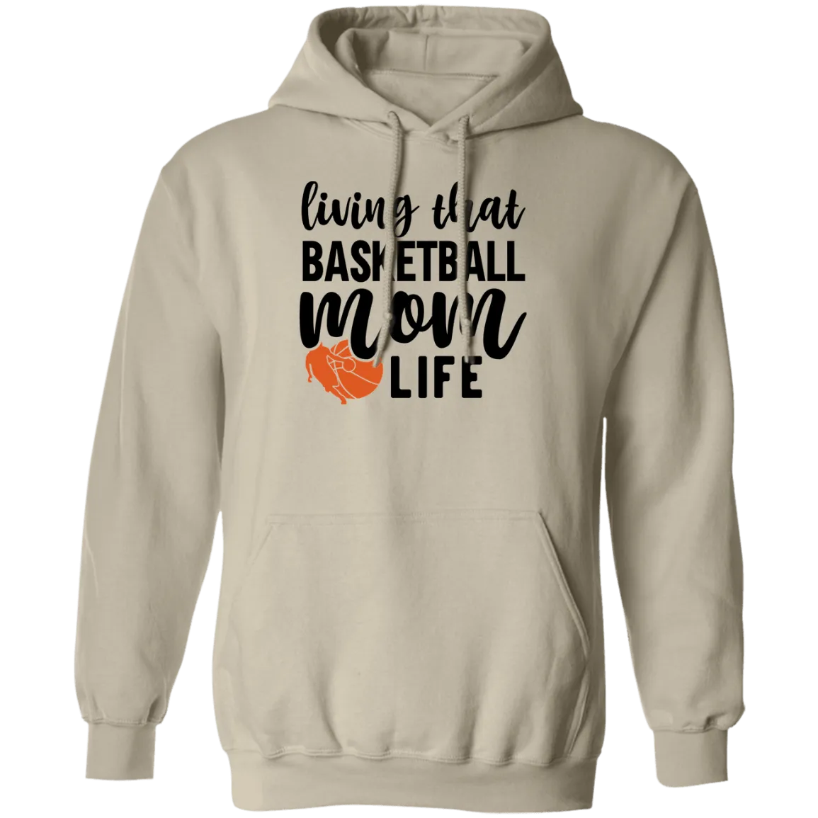 Basketball Mom Life Pullover Hoodie