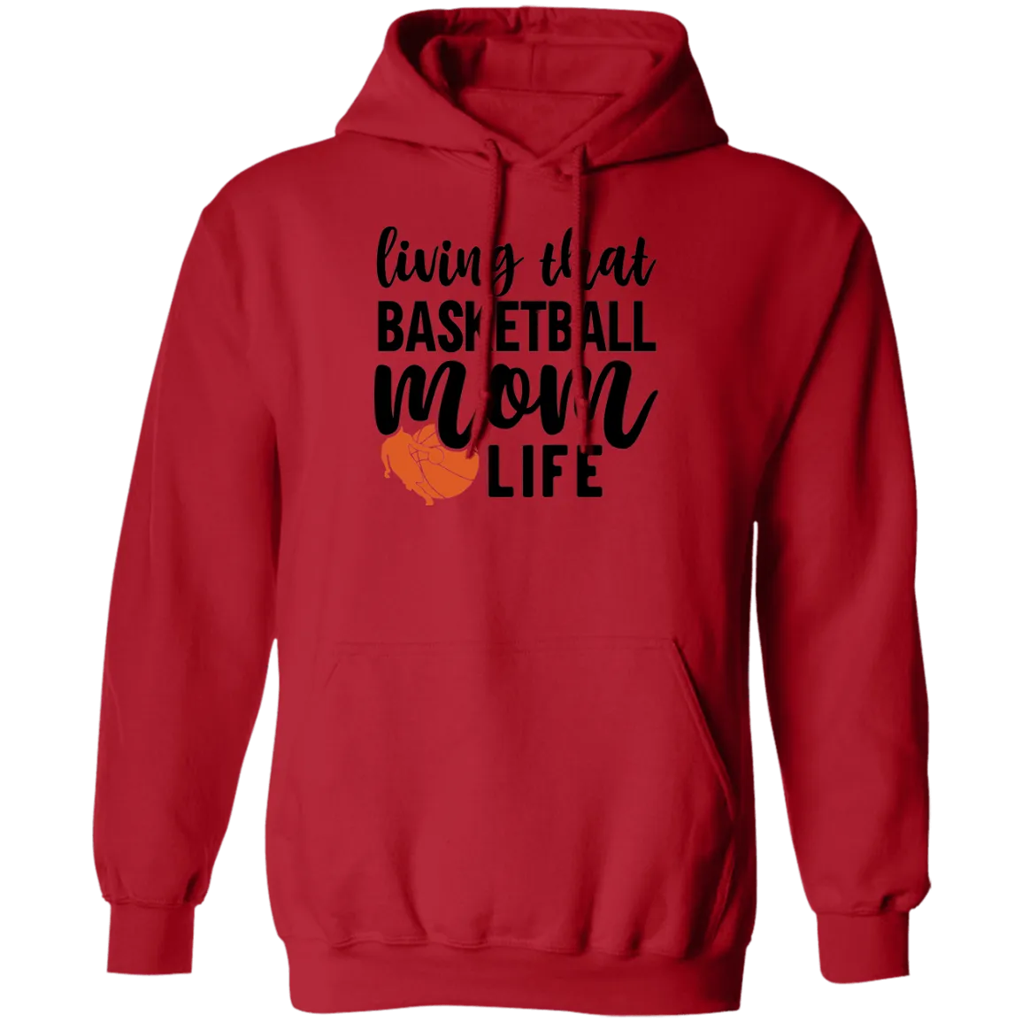Basketball Mom Life Pullover Hoodie