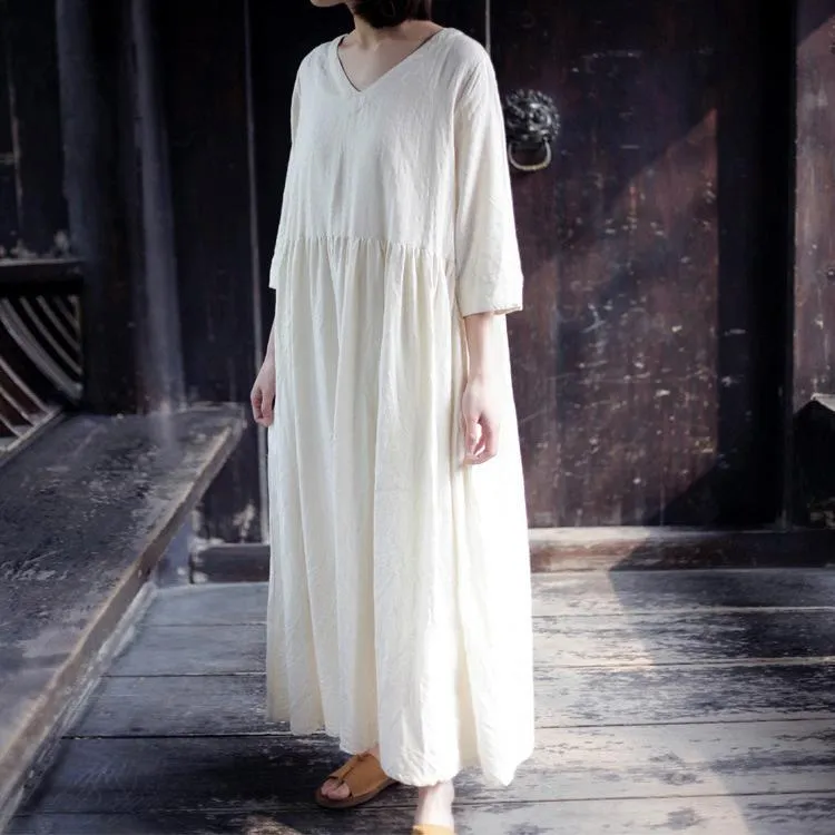 Beauty Dream White Maxi Dress  | Zen