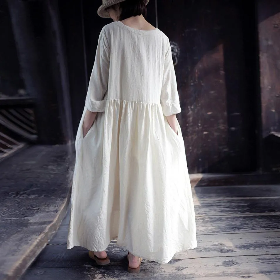 Beauty Dream White Maxi Dress  | Zen