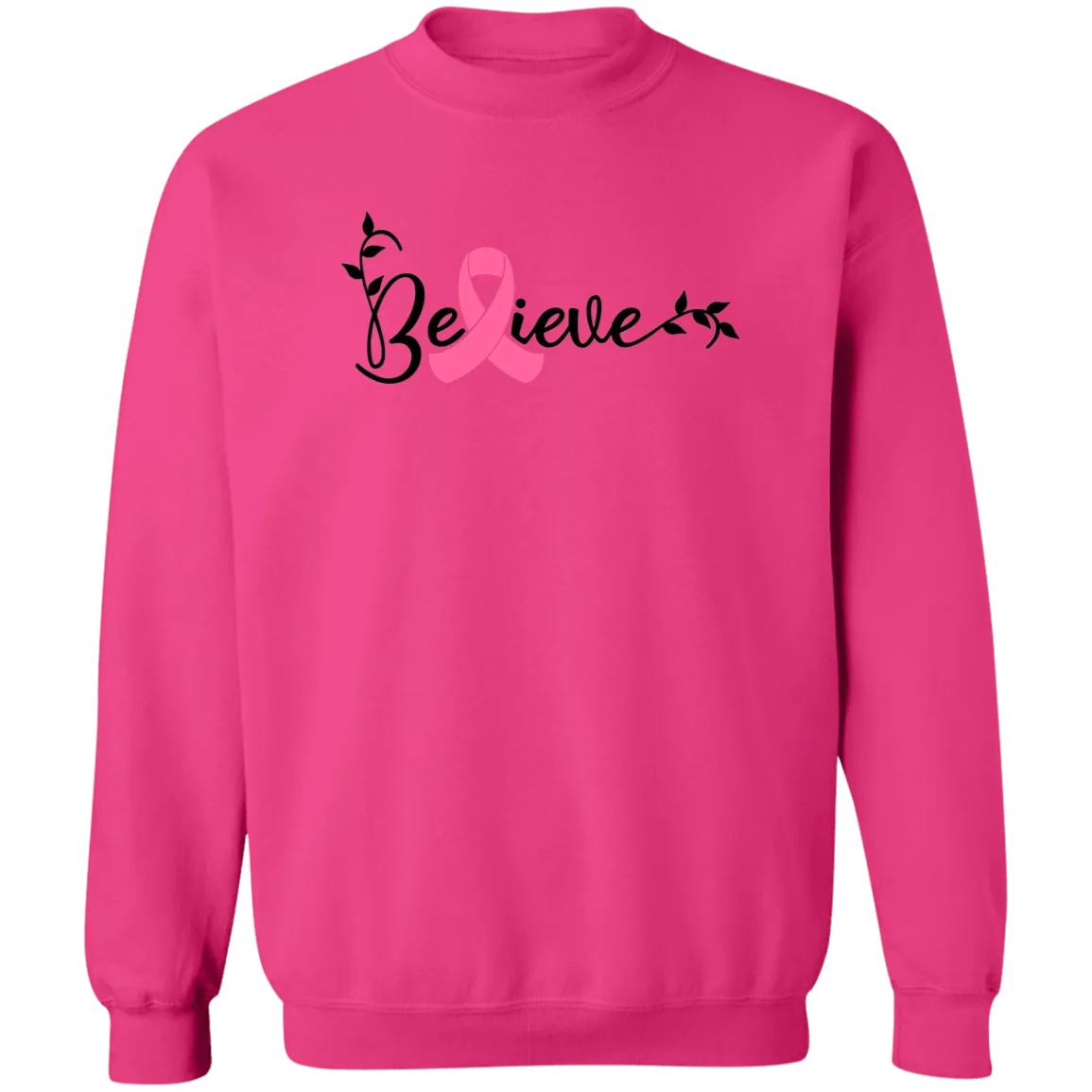 Believe Unisex  Crewneck Pullover Sweatshirt