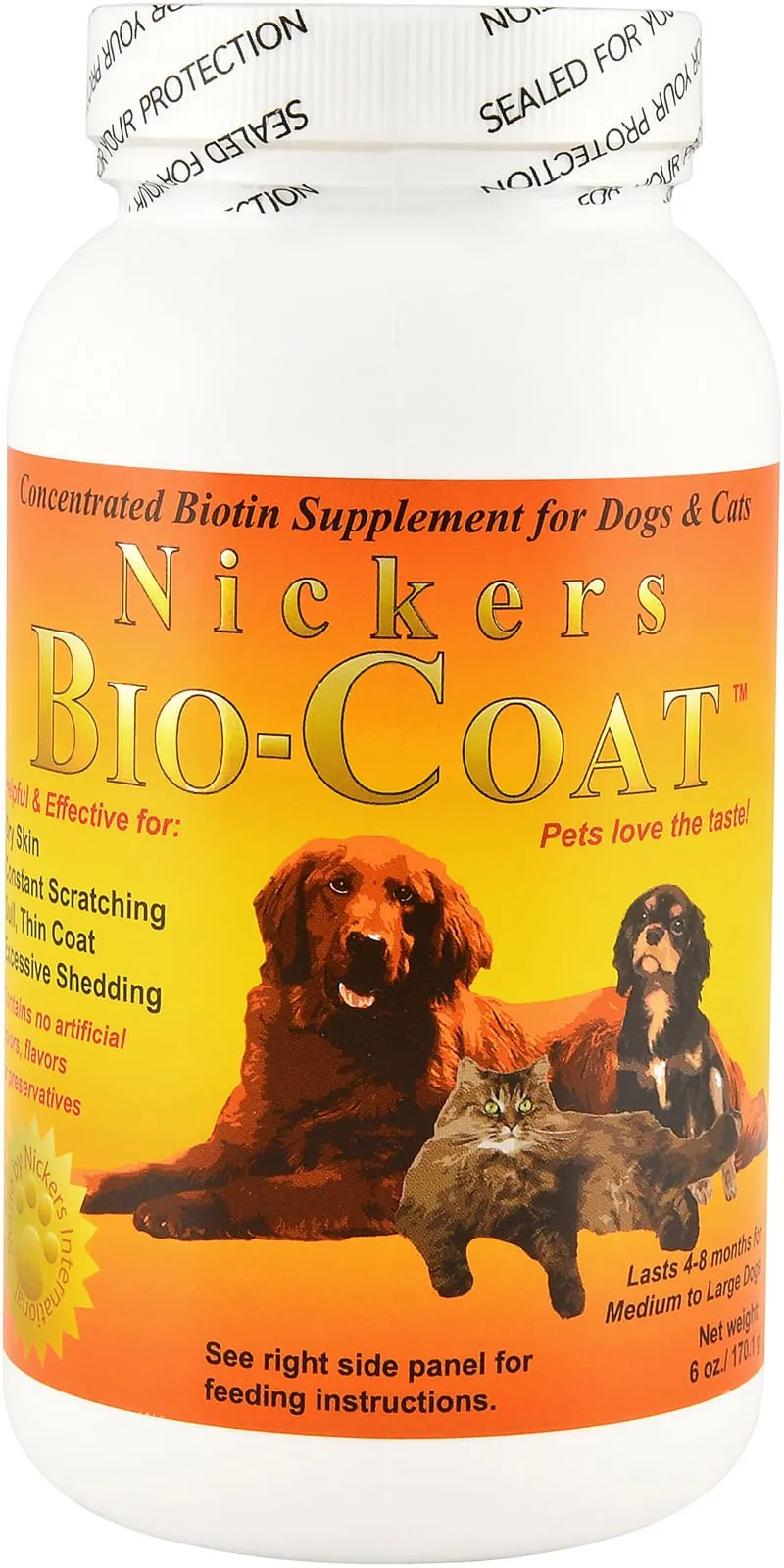 Bio-Coat Biotin Supplement for Dogs & Cats
