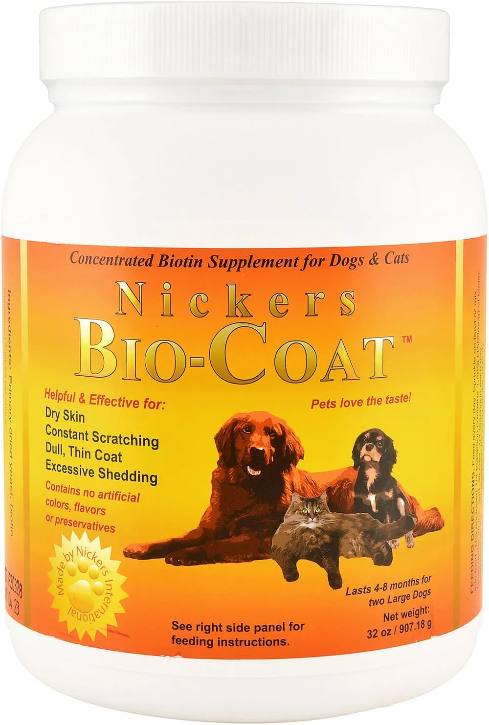 Bio-Coat Biotin Supplement for Dogs & Cats