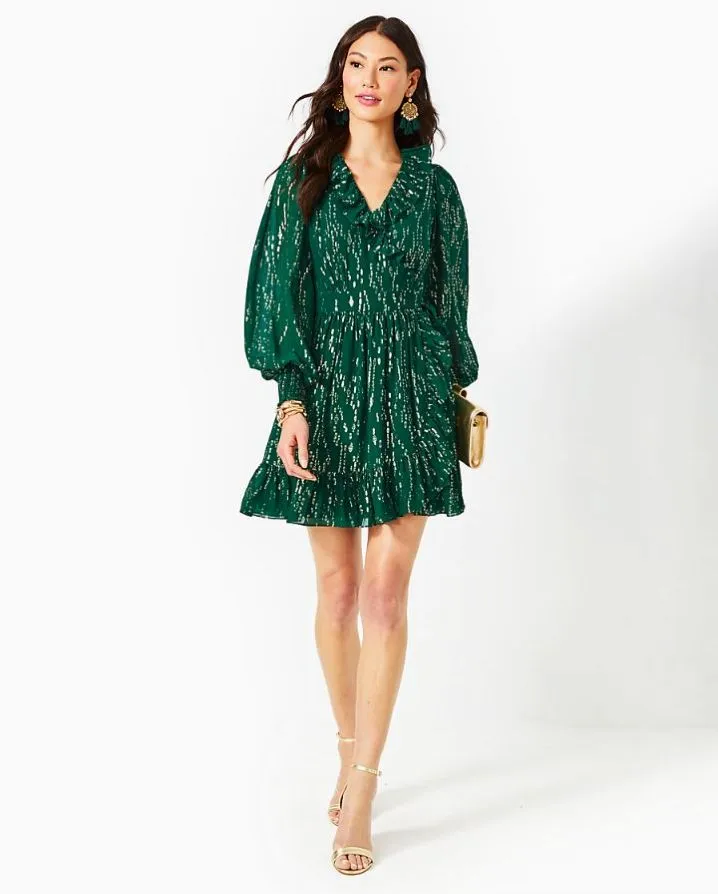 BIRDY SILK WRAP DRESS