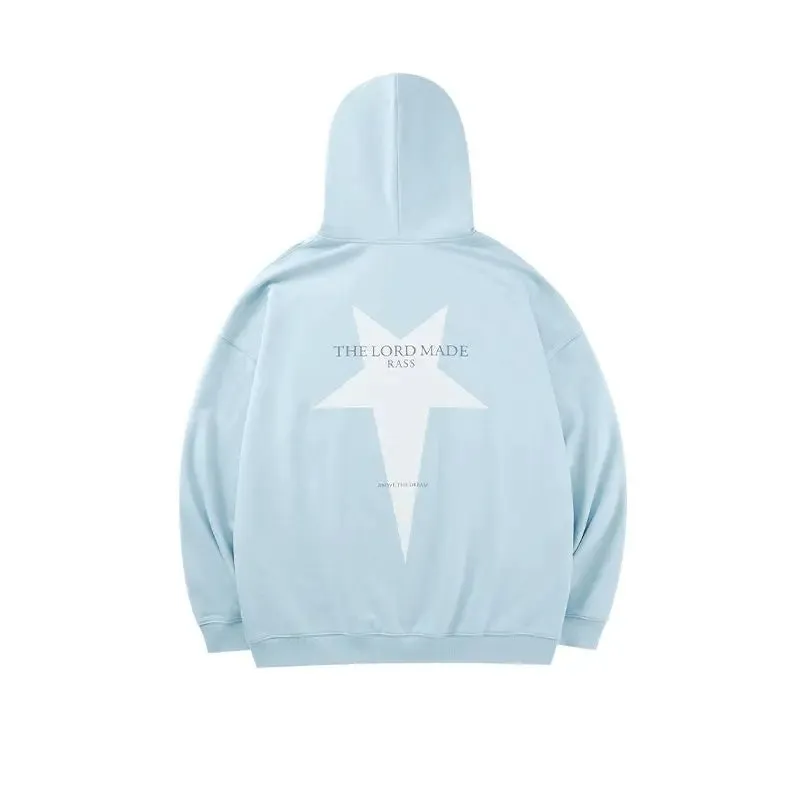 Black Friday Joskaa Star Graphic Hoodies Women Kpop Long Sleeve Oversized High Streetwear Korean Fashion Pullover Casual Couples Clothes