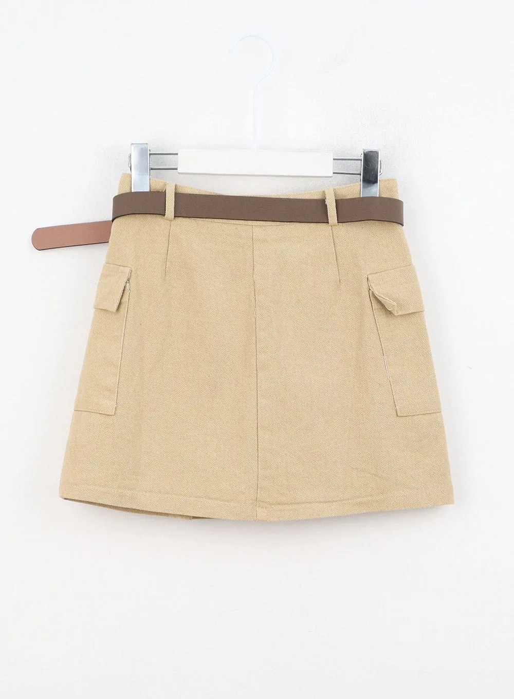 Cargo Mini Skirt with Belt ON307