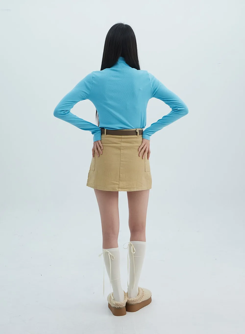 Cargo Mini Skirt with Belt ON307