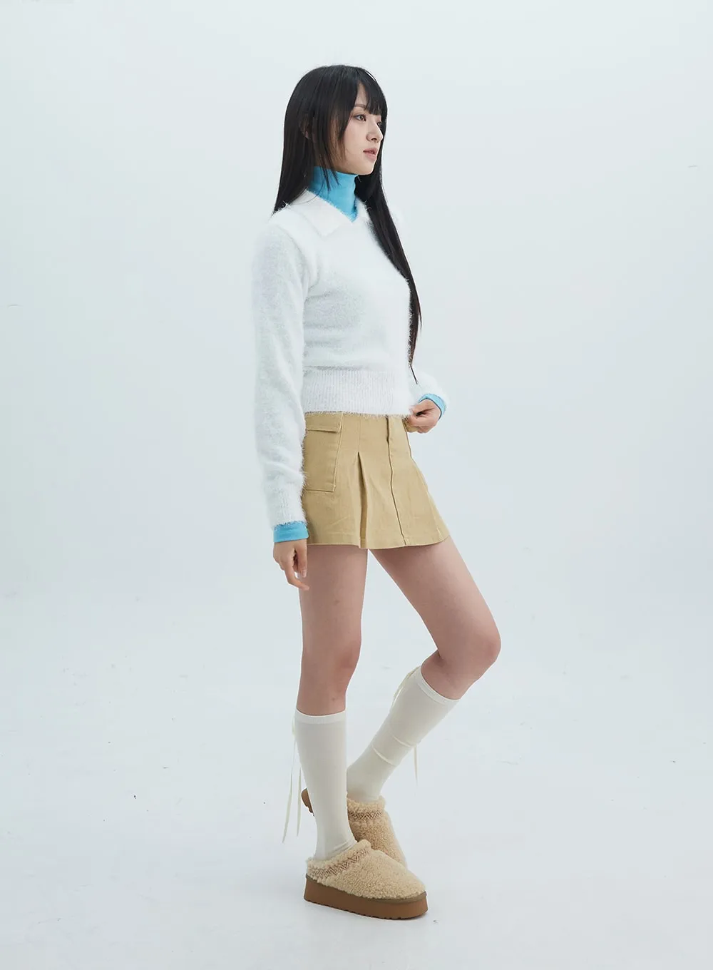 Cargo Mini Skirt with Belt ON307