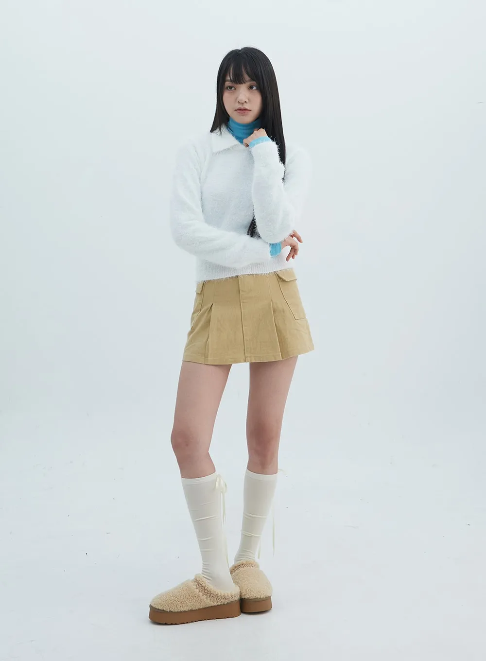 Cargo Mini Skirt with Belt ON307