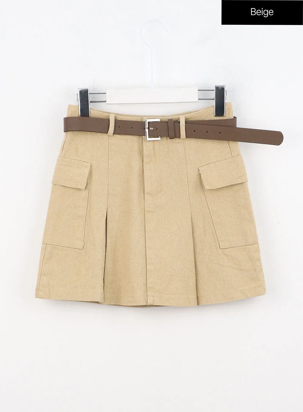 Cargo Mini Skirt with Belt ON307