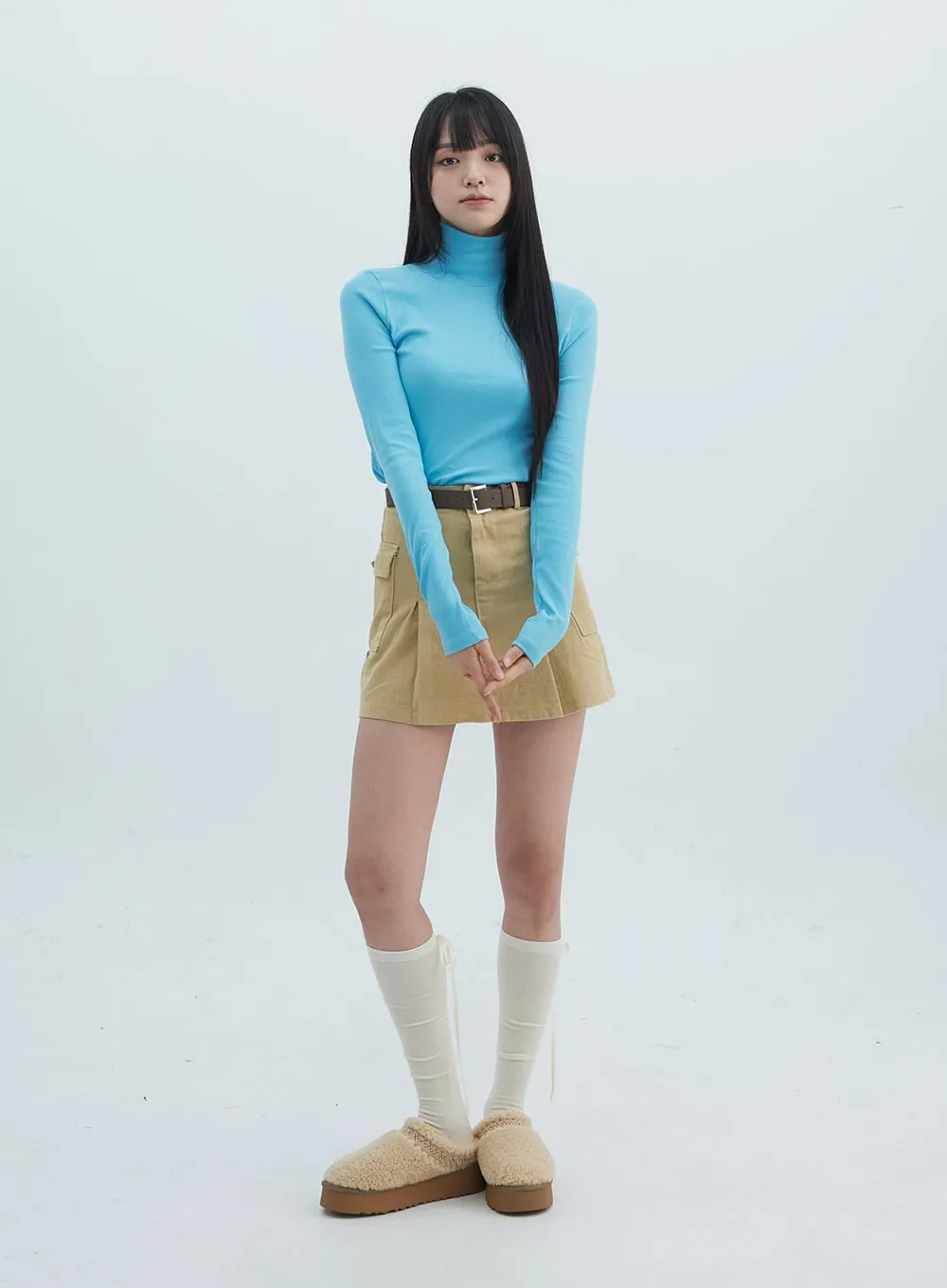 Cargo Mini Skirt with Belt ON307