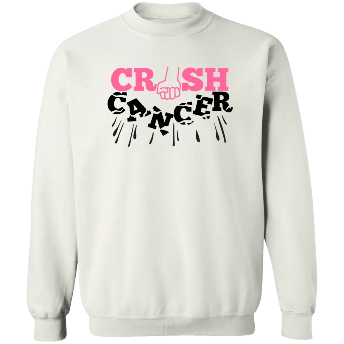 Crush Cancer Unisex Crewneck Pullover Sweatshirt