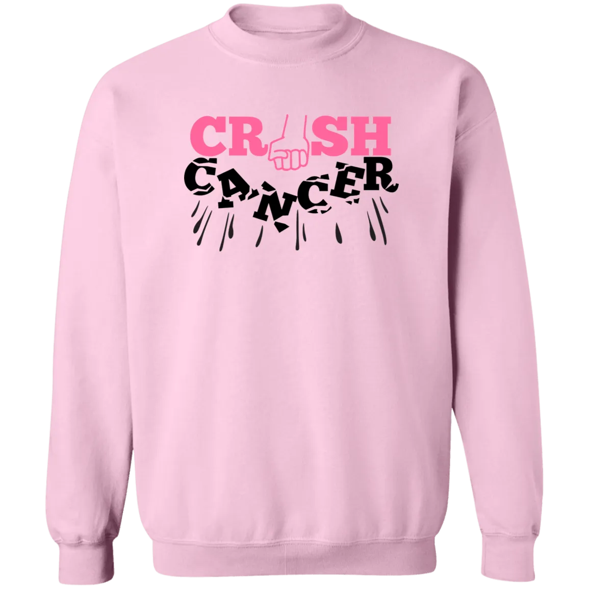 Crush Cancer Unisex Crewneck Pullover Sweatshirt