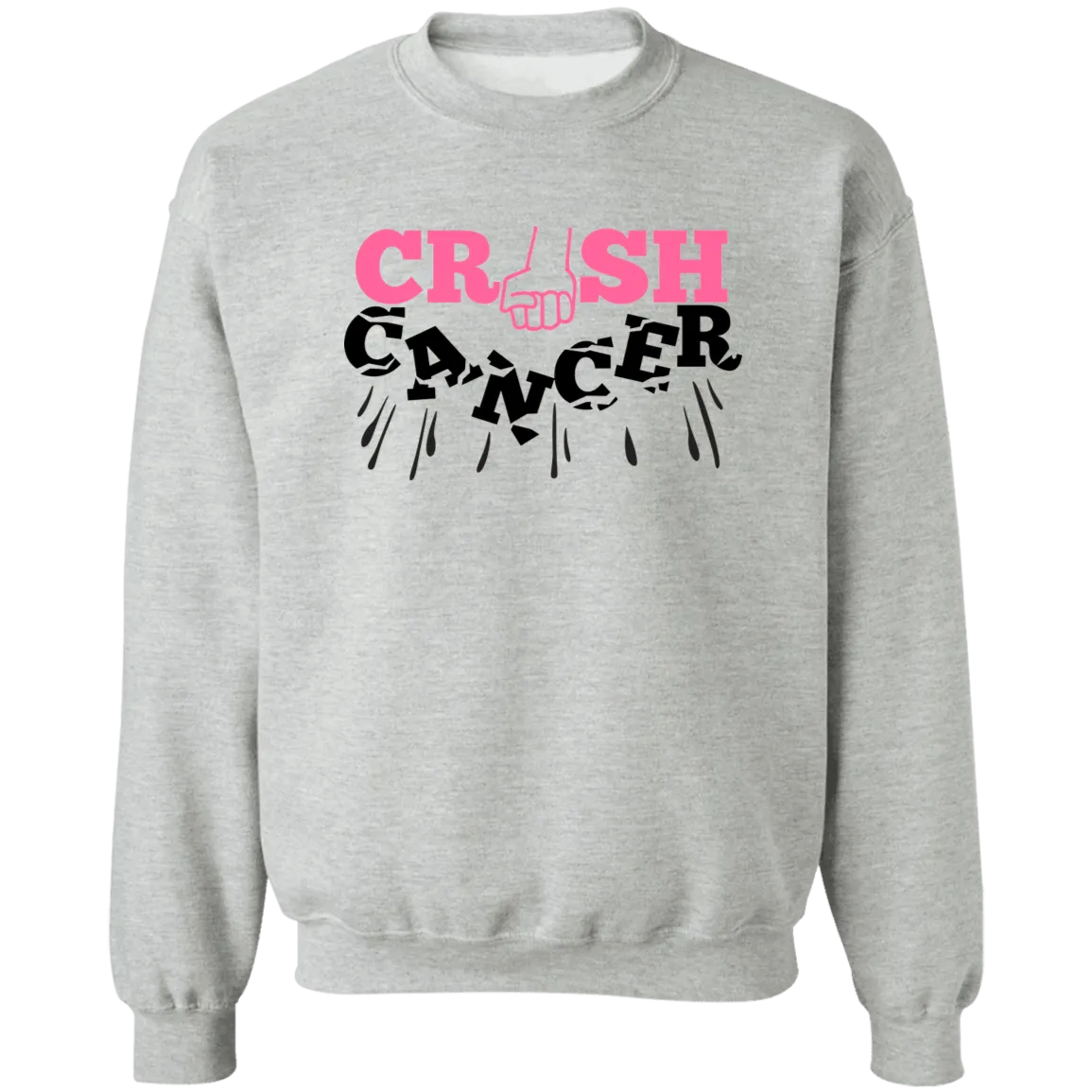 Crush Cancer Unisex Crewneck Pullover Sweatshirt