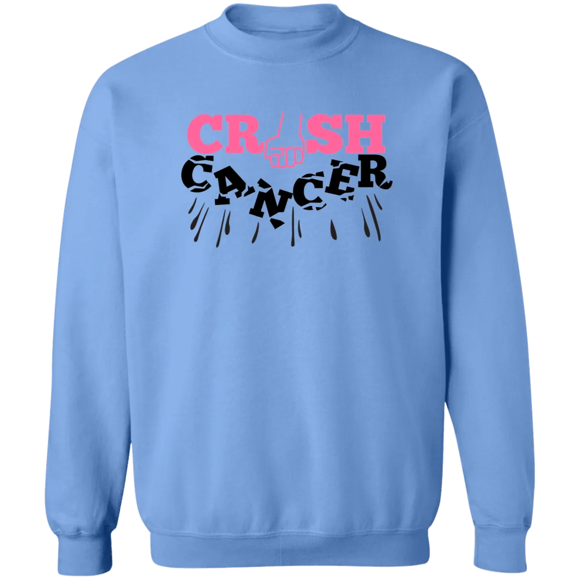 Crush Cancer Unisex Crewneck Pullover Sweatshirt