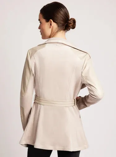 Drape Velour Jacket   by Blanc Noir