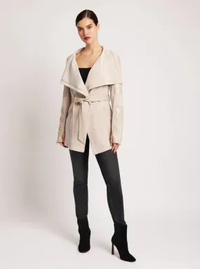 Drape Velour Jacket   by Blanc Noir