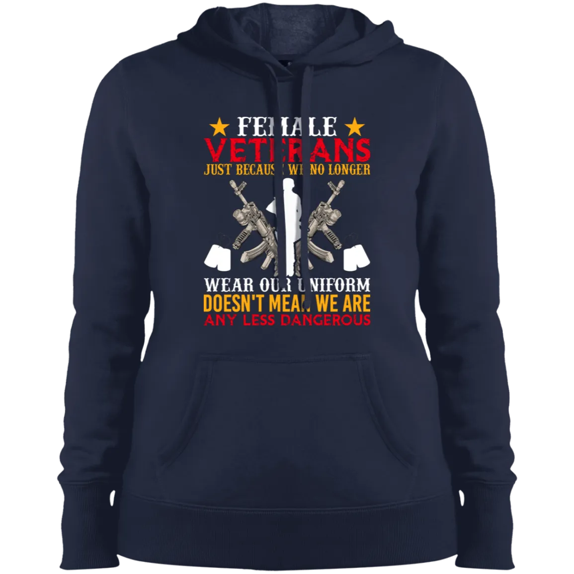 Female Veterans Ladies' Pullover Hooded Sweatshirt
