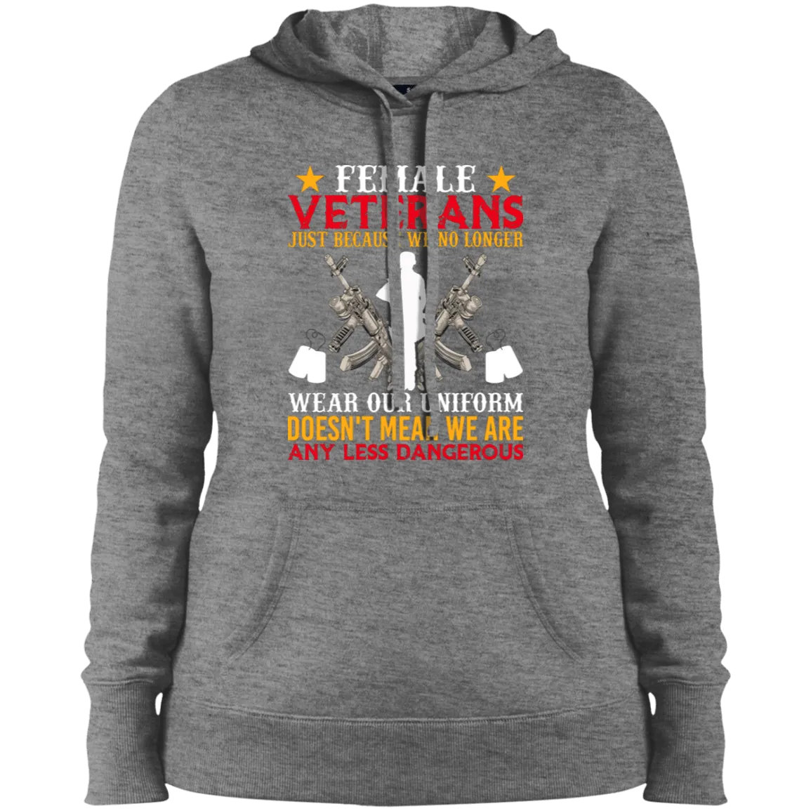 Female Veterans Ladies' Pullover Hooded Sweatshirt
