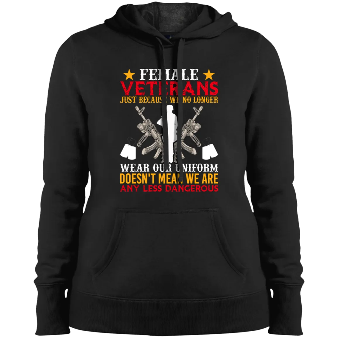 Female Veterans Ladies' Pullover Hooded Sweatshirt