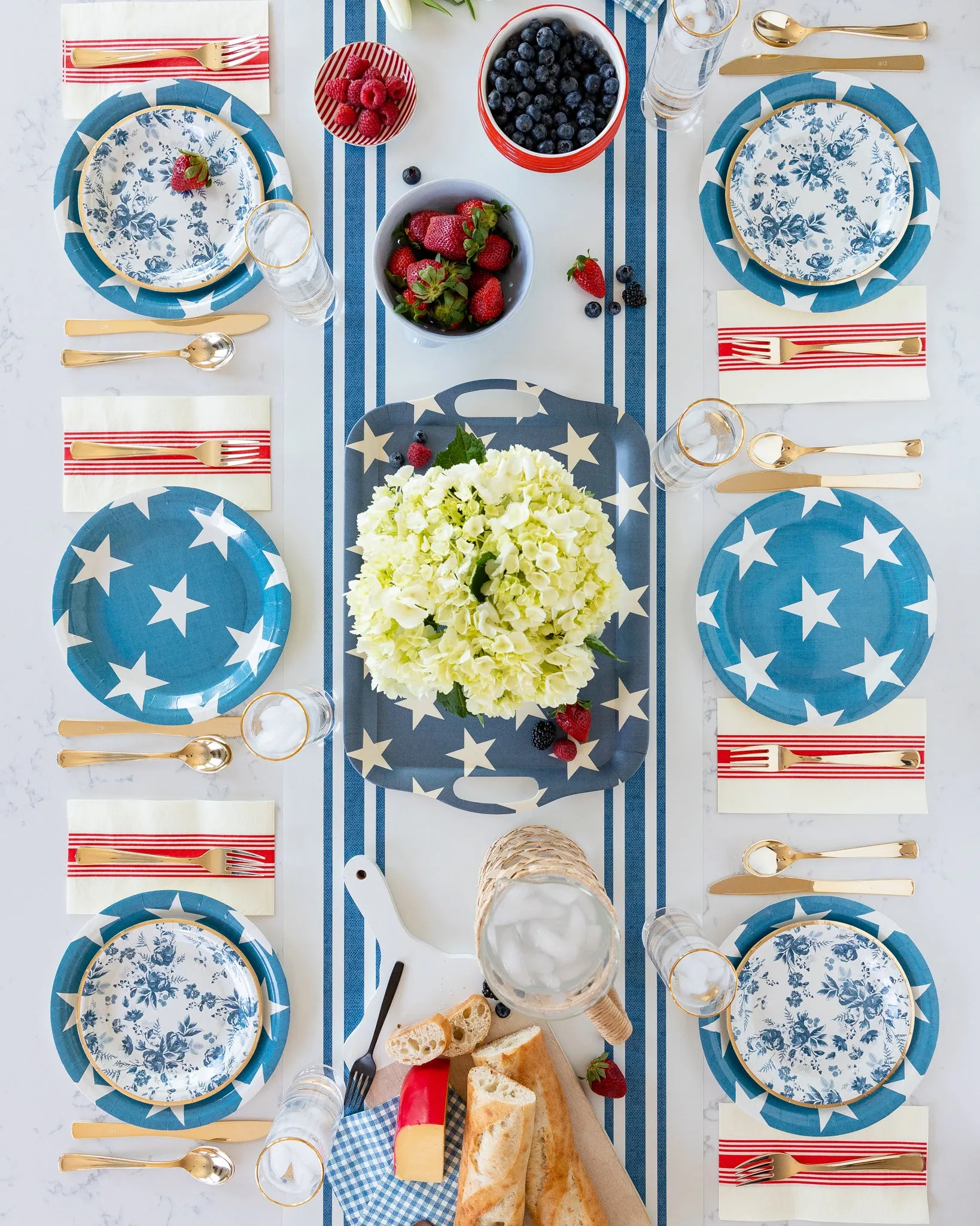 Hamptons Paper Table Runner