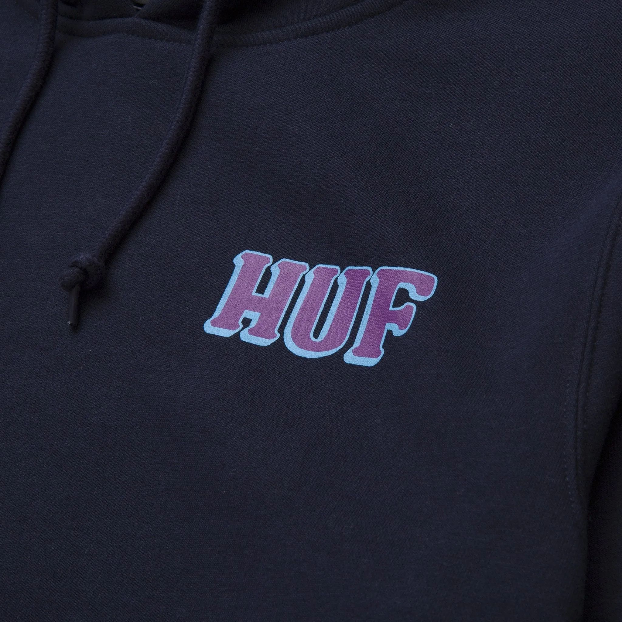 HUF COLLISION PULLOVER HOOD - NAVY BLAZER