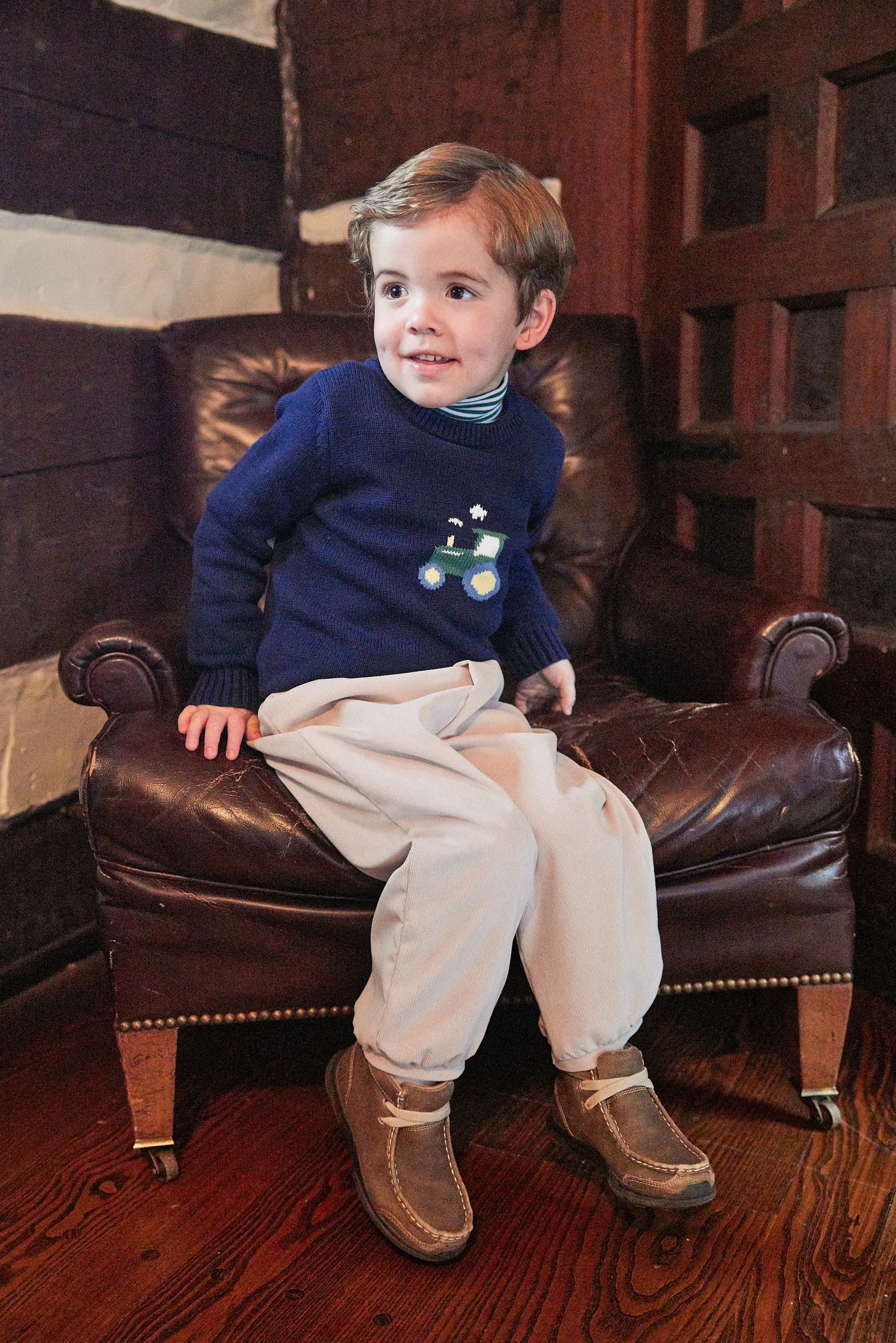 Intarsia Sweater - Tractor