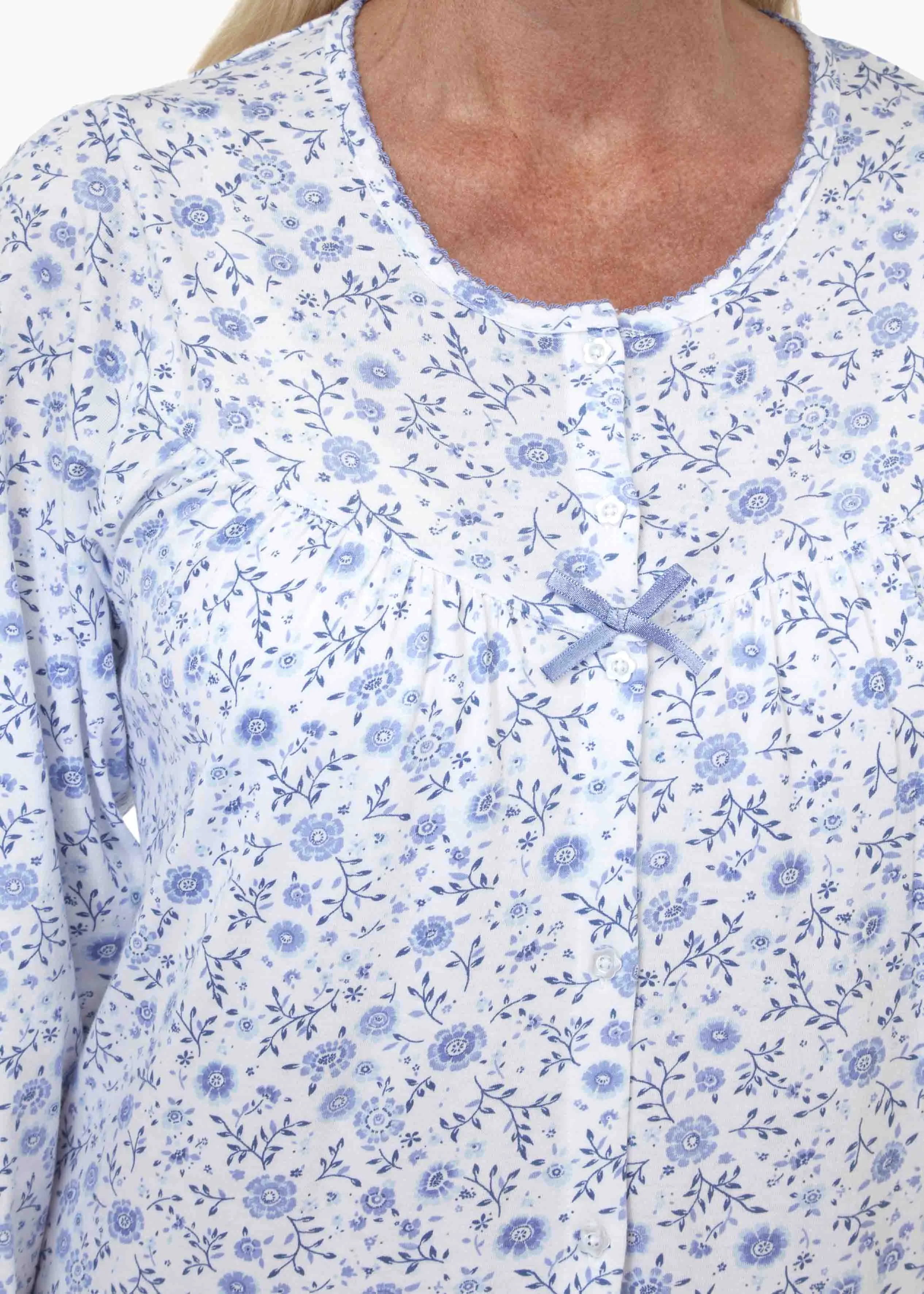 Janet Cotton Jersey VELCRO® Brand Fastening Nightdress