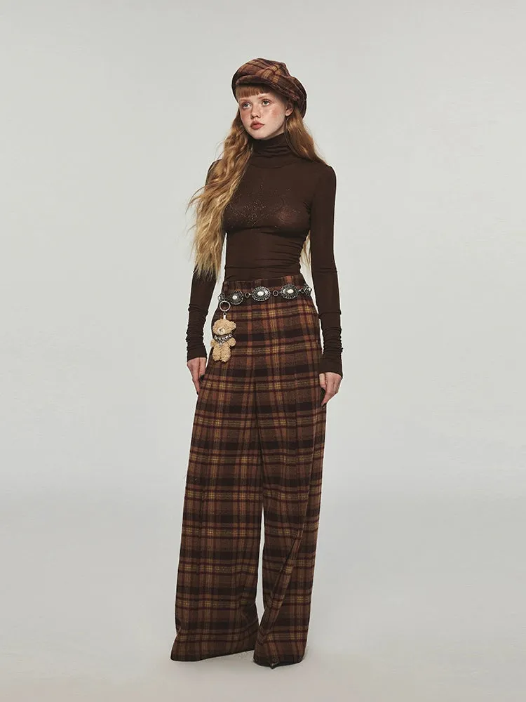 Jinn Basic Rhinestone Slim Fit Turtleneck