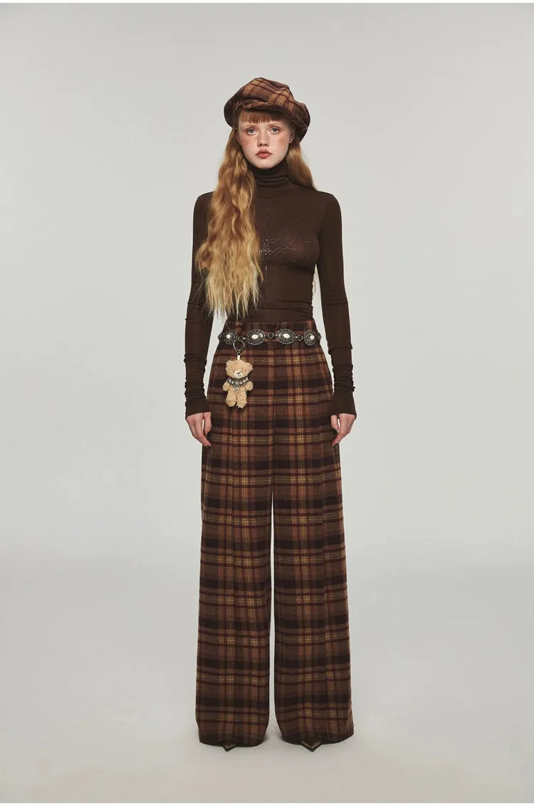 Jinn Basic Rhinestone Slim Fit Turtleneck