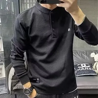 Jinquedai fall fits men Sweater Men's 2024 Pullover Autumn New Letter Embroidery Casual Korean Youth Loose Men's Fashion