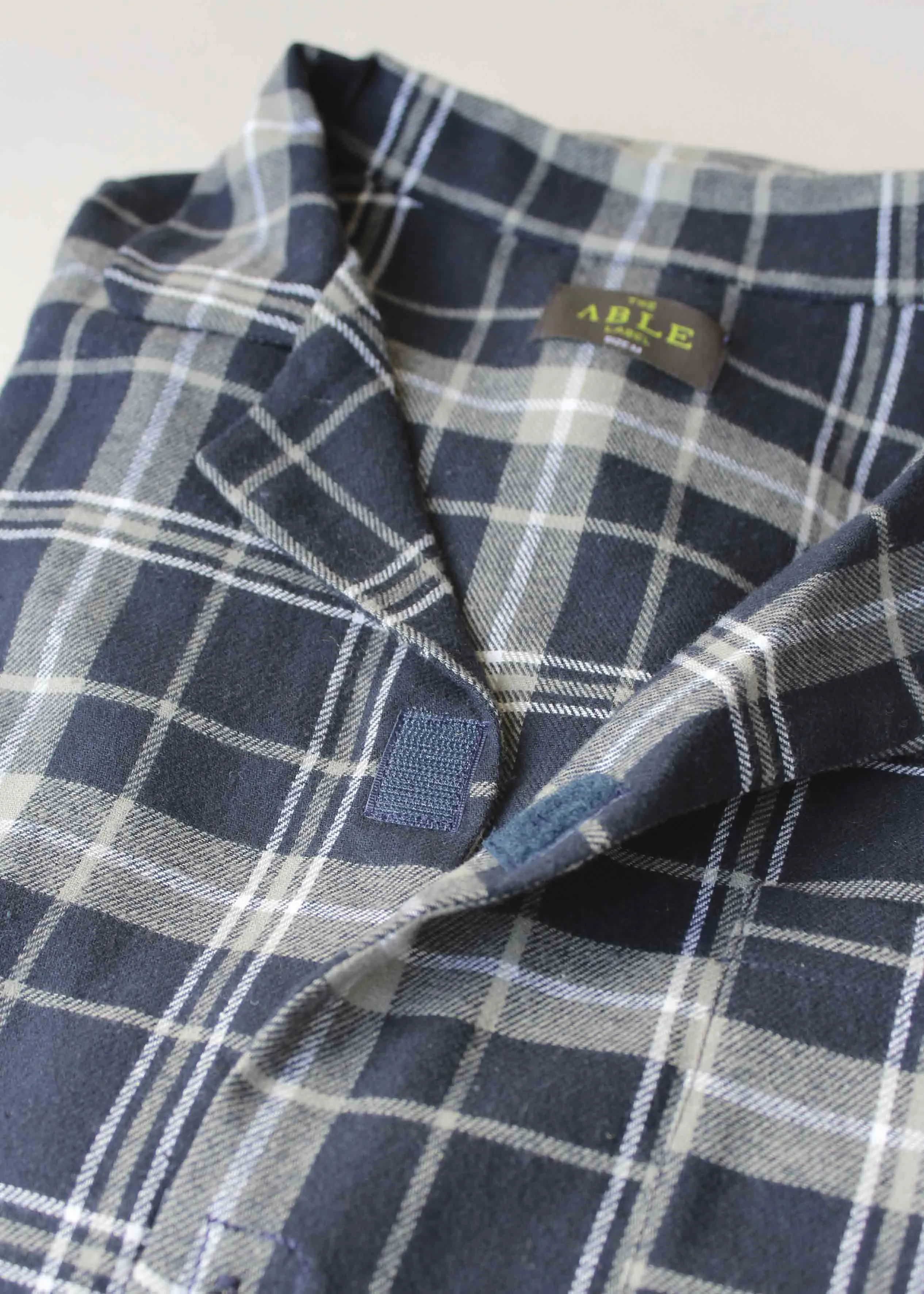 John Brushed Cotton VELCRO® Brand Fastening Nightshirt