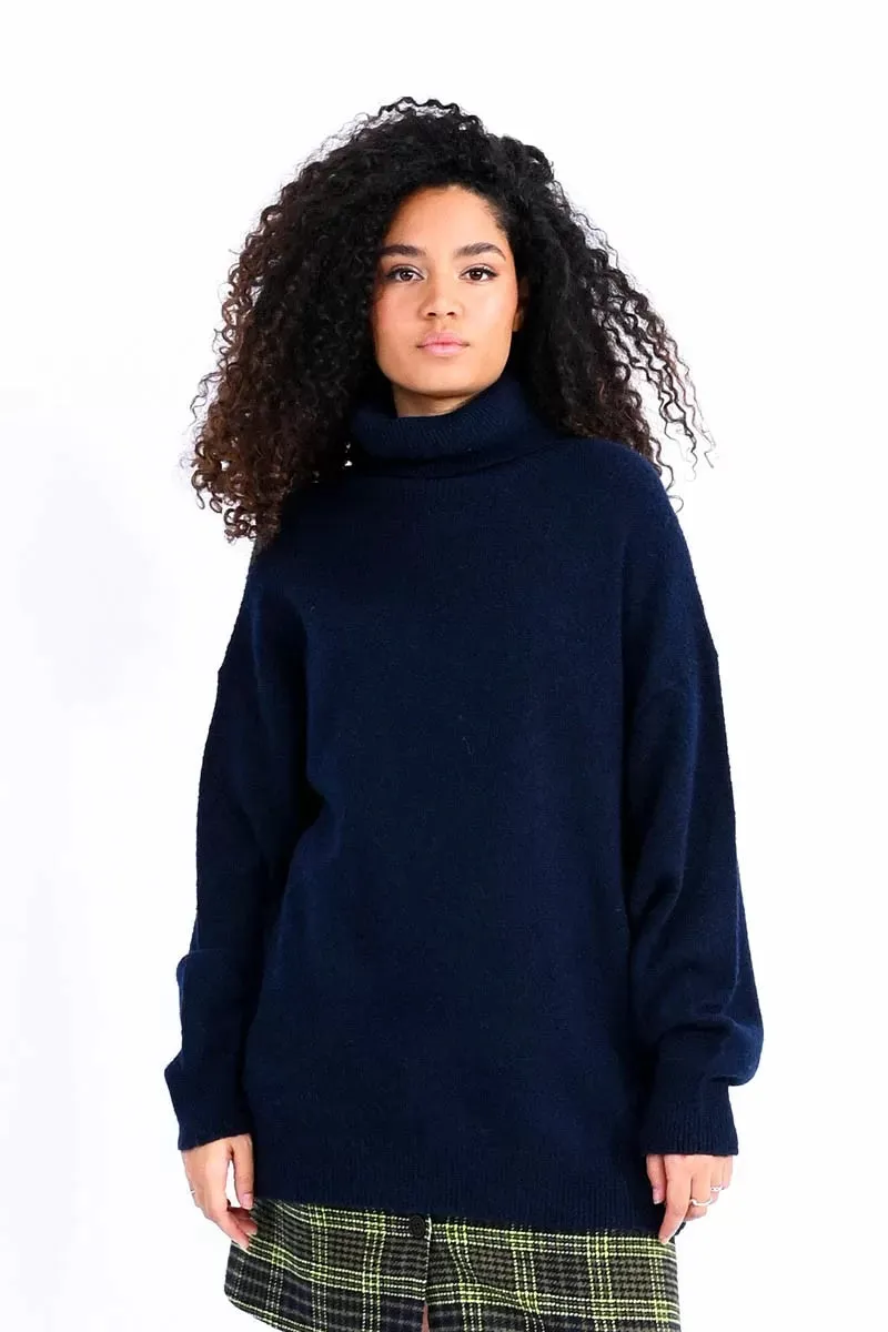 Lili Sidonio Navy/Blue Knitted Sweater