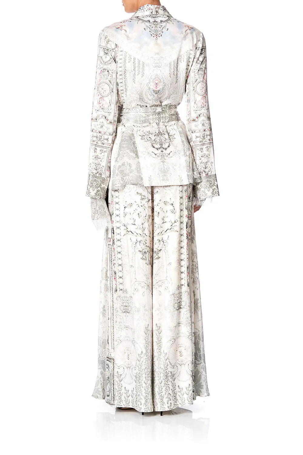 LOOSE JACKET WITH GODETS CRYSTAL CASTLE