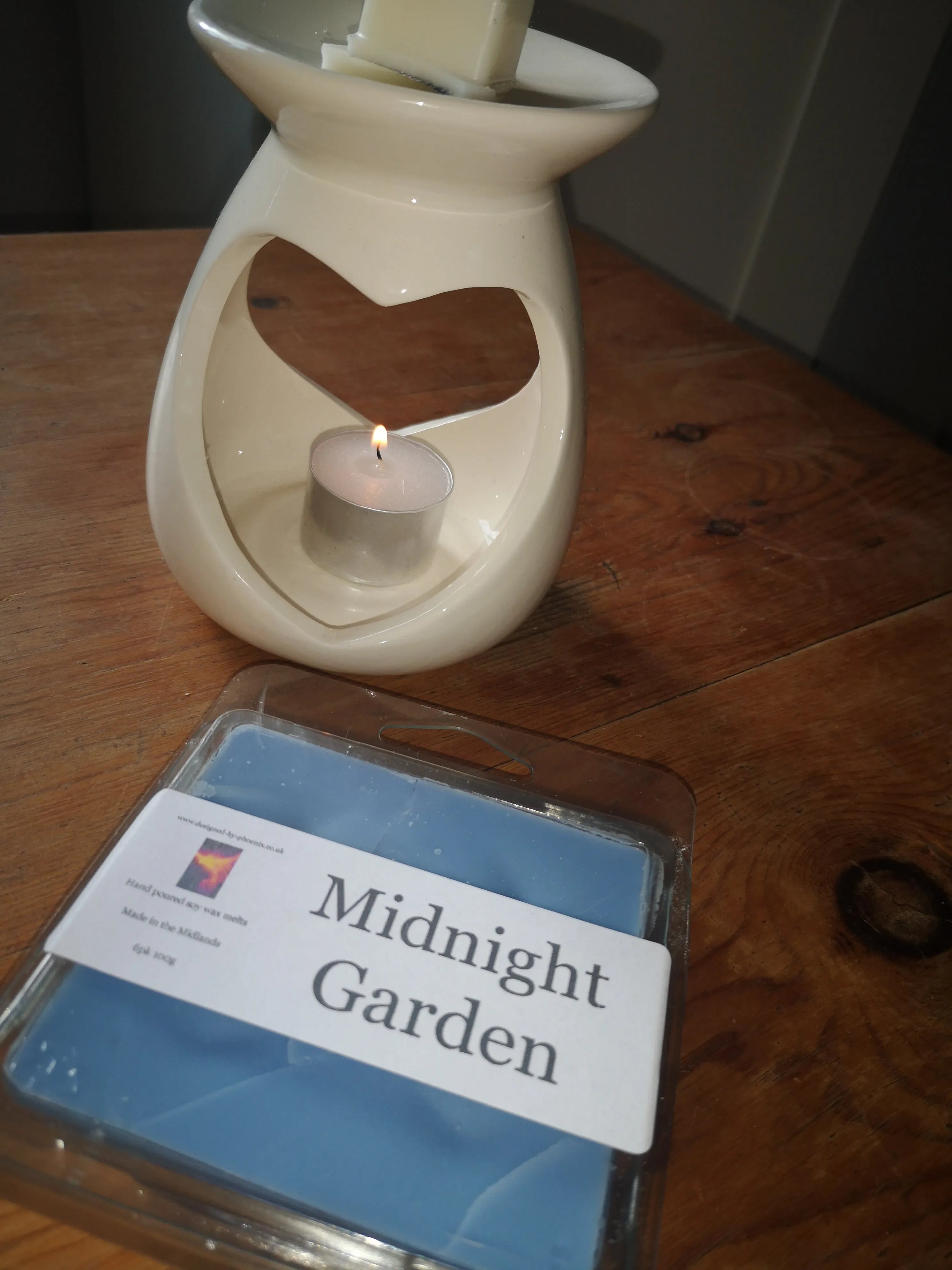 Midnight Garden, hand poured soy wax melts and candles,
