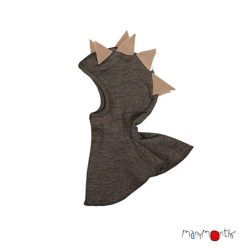 Natural Woollies Dino Hood Balaclava by ManyMonths